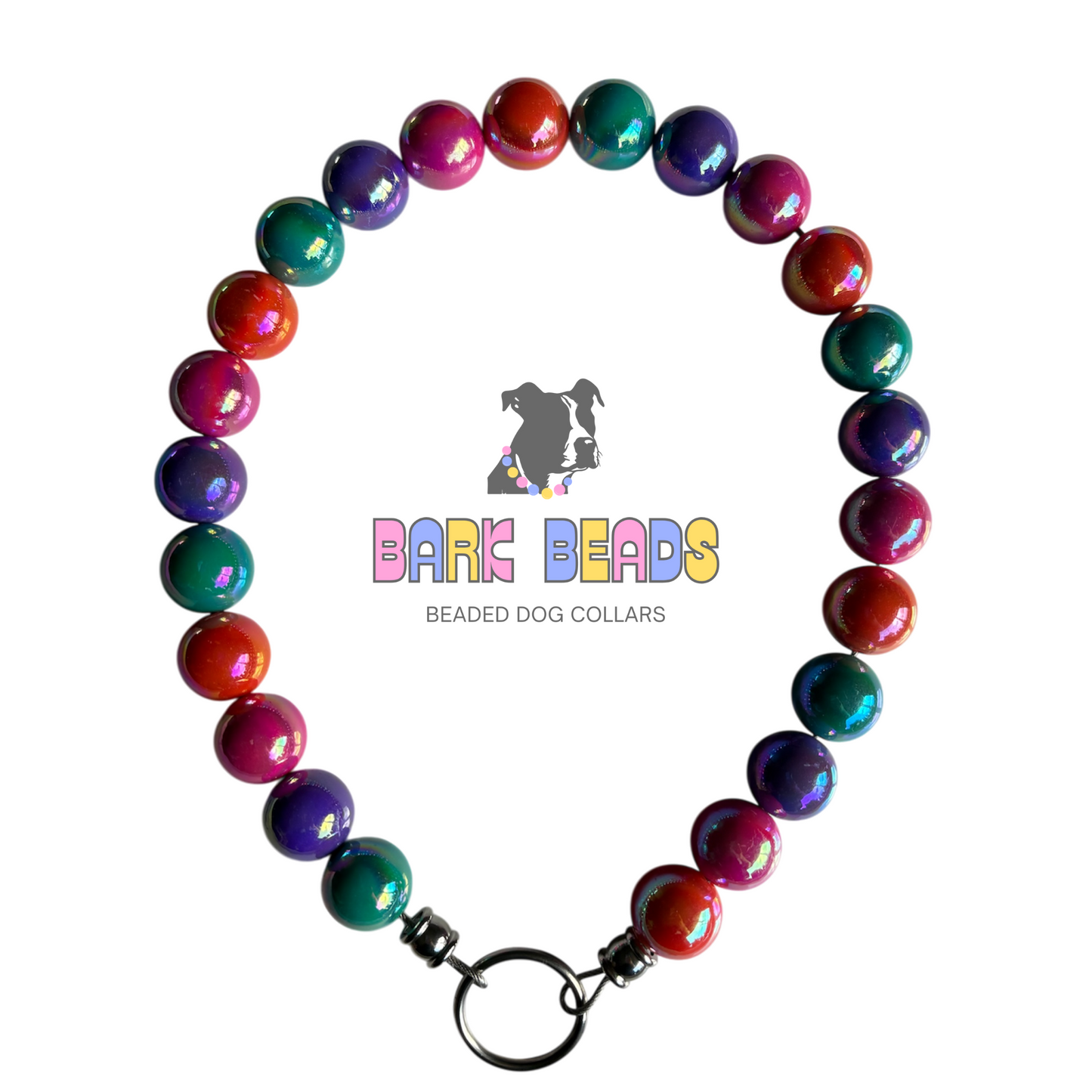 Candy Pearls Beaded Dog Collar