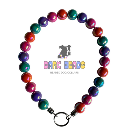 Candy Pearls Beaded Dog Collar