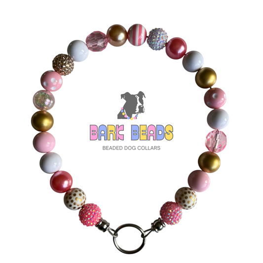 Princess Beaded Dog Collar