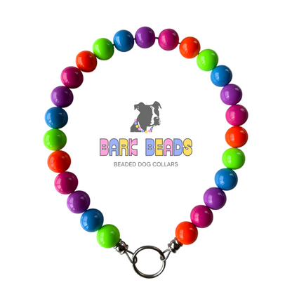 Tutti Frutti Beaded Dog Collar
